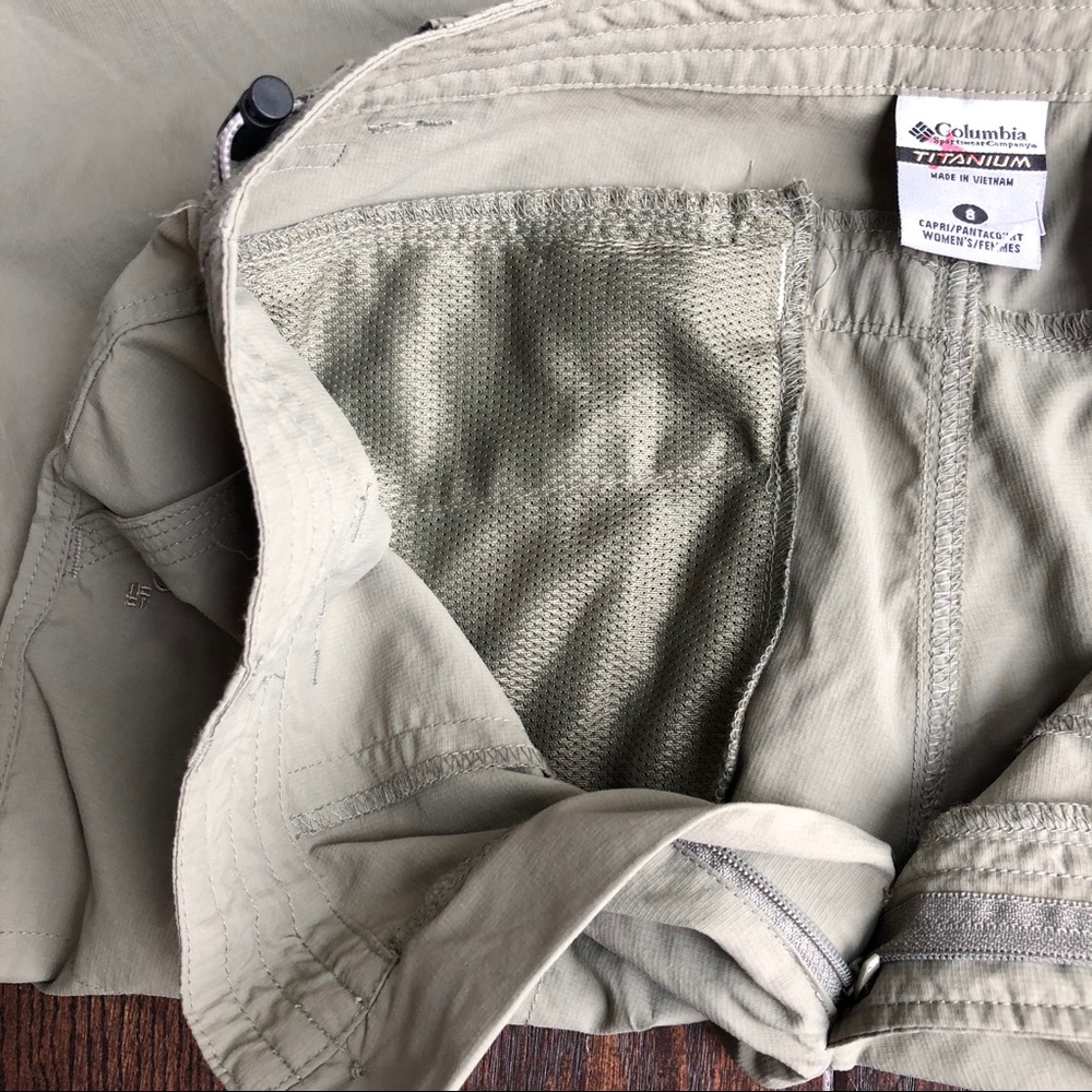 Colombia Titanum Olive/Green Capri Pants - Picture 13 of 14